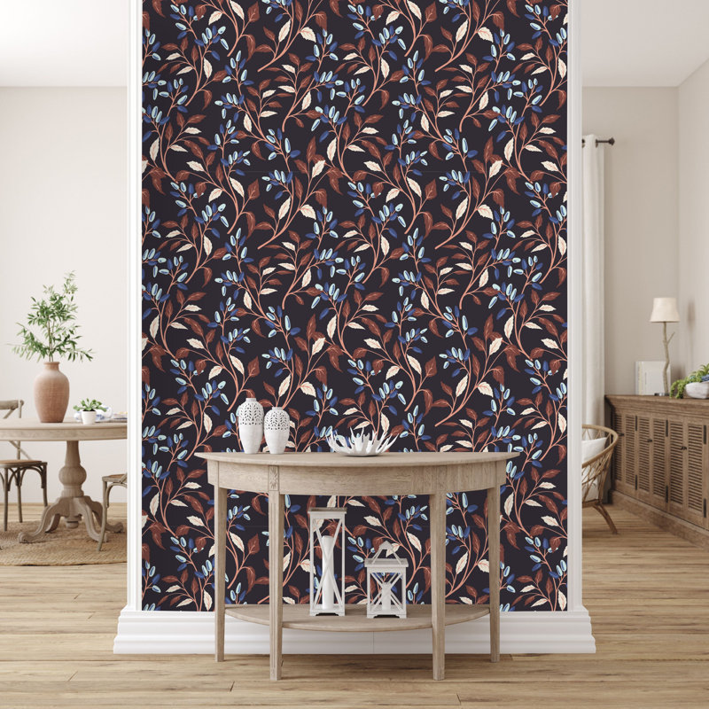 Floral Tile, Vinyl, 18.75" L x 25" W