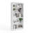 71" Tall Bookcase, 5-Tier Wooden Open Bookshelf, Modern Freestanding Storage Shelf-1800810357