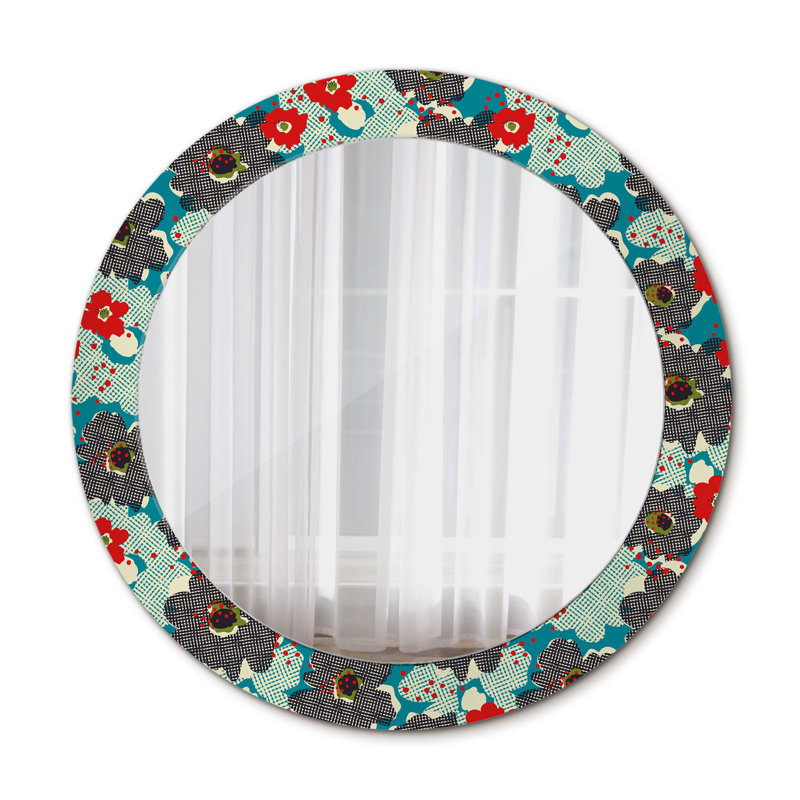 Huldar Glass Flat Wall Mirror