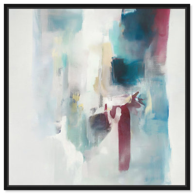 Art Remedy, toile abstraite, île émeraude III