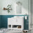 Stovall 43 Inch Single Vanity with Integrated Top and Sink with Mirror-1118531532