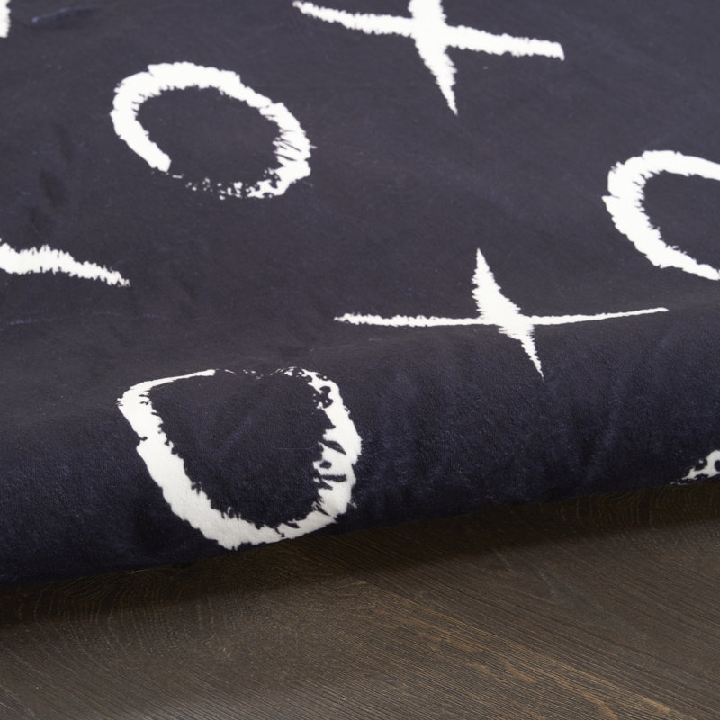 Tapis noir Arranjeet, Rectangle 3 pi 5 po x 5 pi
