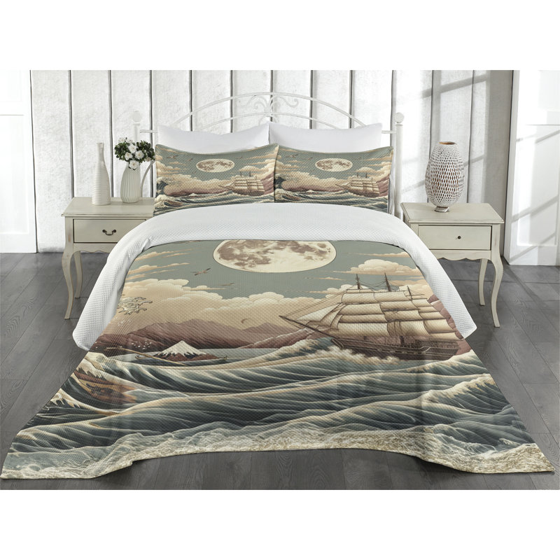 Polyester Coverlet, King Coverlet + 2 Standard Shams