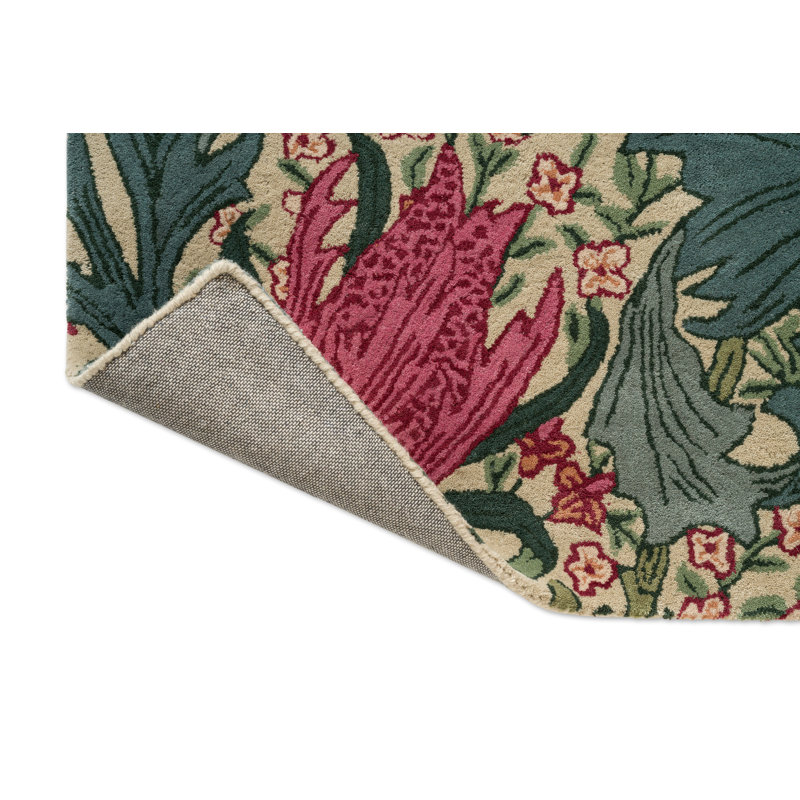 MORHUN Lent, Plum;Bayleaf, Rectangle 4'7 x 6'7