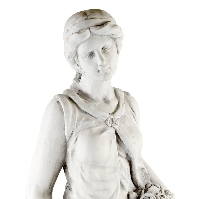 Susie Weather Resistant Rust Resistant Garden Statue, Stone