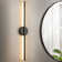 Brynie Iron Metal LED Hardwired Semi Flush Mounted Sconce