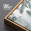 «Washed Out Green», planche de surf, palmiers tropicaux, art mural sur toile-713302359