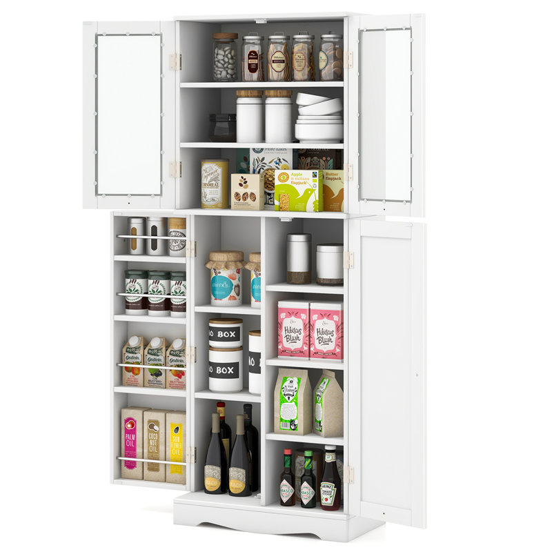 Ventress 63.5'' Kitchen Pantry, White