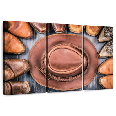 Lelar Cowboy Boots And Hat