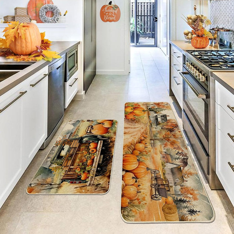 Ensemble de tapis de cuisine 2 pièces