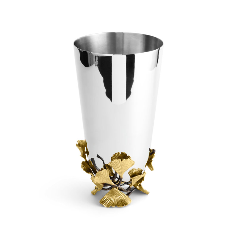 Golden Ginkgo Large Vase