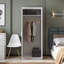 2 Door Wardrobe with Mirror-97707805