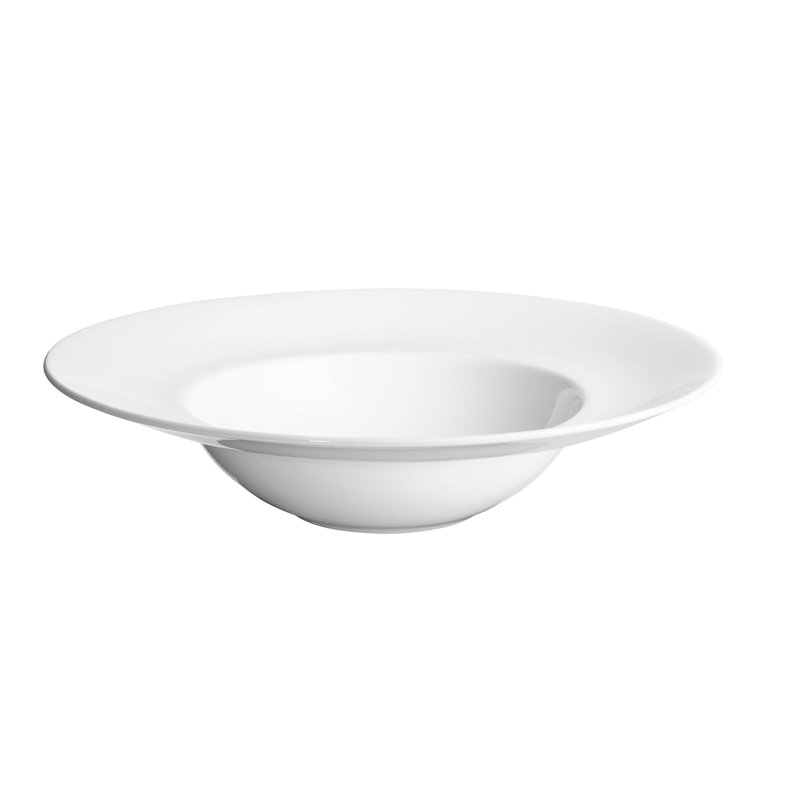 ASA Selection risotto gourmet plate with rim, dinner plate, fine bone china plate, D 23cm