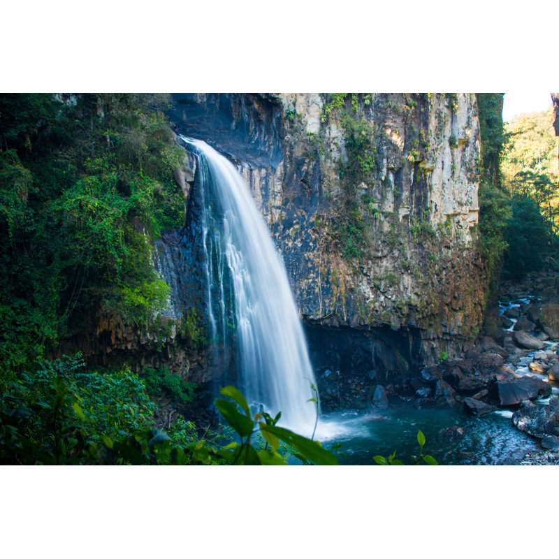Texolo Waterfall by Ignativss - Wrapped Canvas Print, 81cm H x 122cm W x 3.8cm D