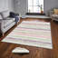 Tapis en polyester fabriqué à la machine en rouge / vert / mauve-414471461