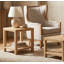 Chaise d'appoint rembourrée