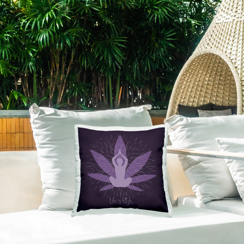 Coussin d'extérieur imprimé Stupell Industries