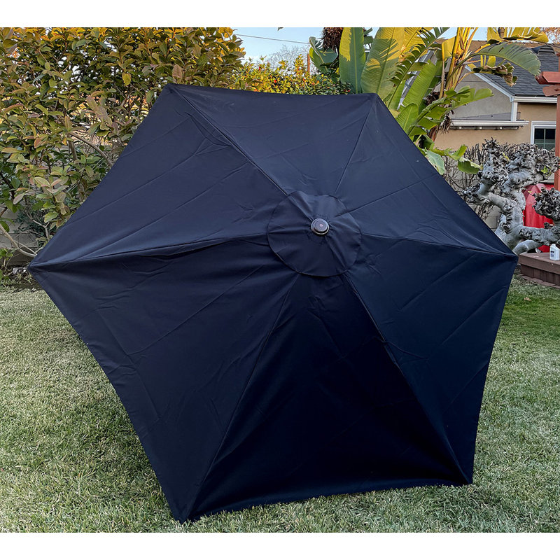Housse de remplacement pour parasol Anesca, Noir