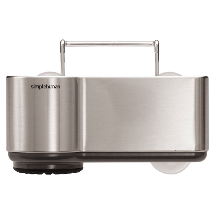 Simplehuman Sink Caddy Sponge Holder, Brushed Stainless Steel
