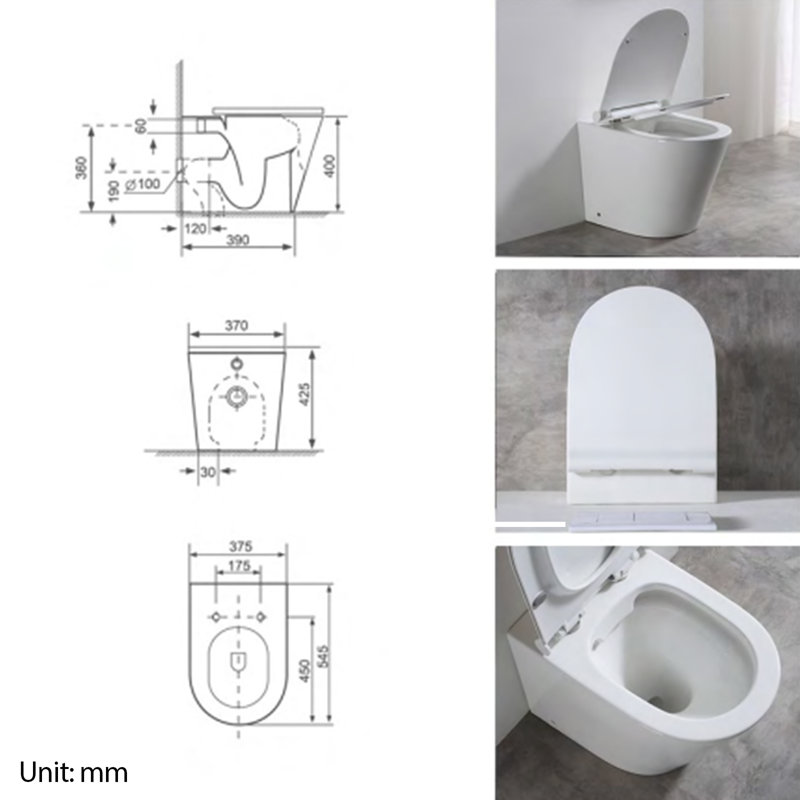 Baku Back-to-Wall Toilet