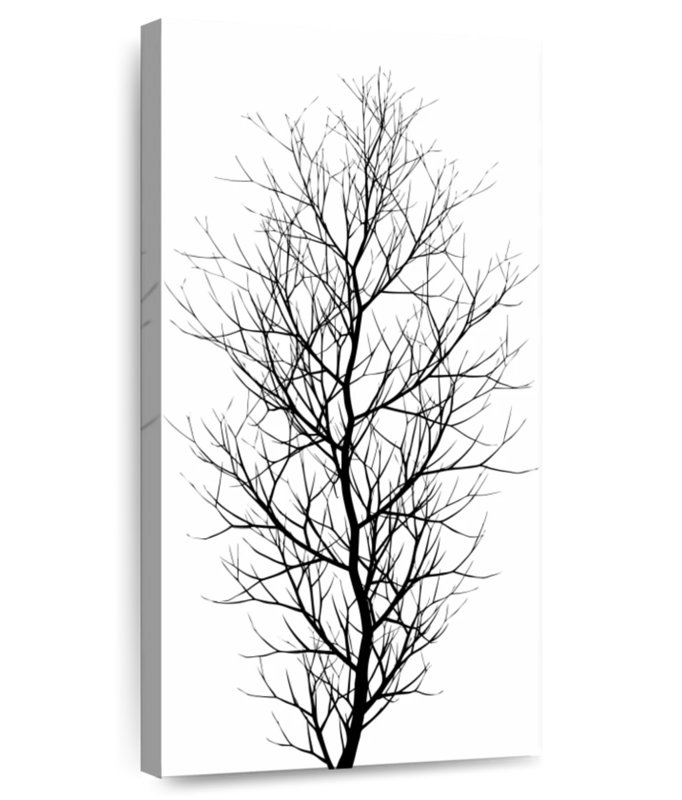 Black Tree, 24" H x 12" W