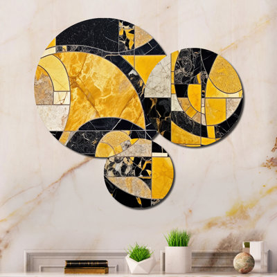 Abstract Wall Decor on Metal