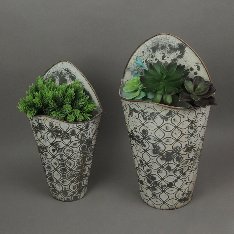 Ensemble de 2 pots de fleurs Alecsandra