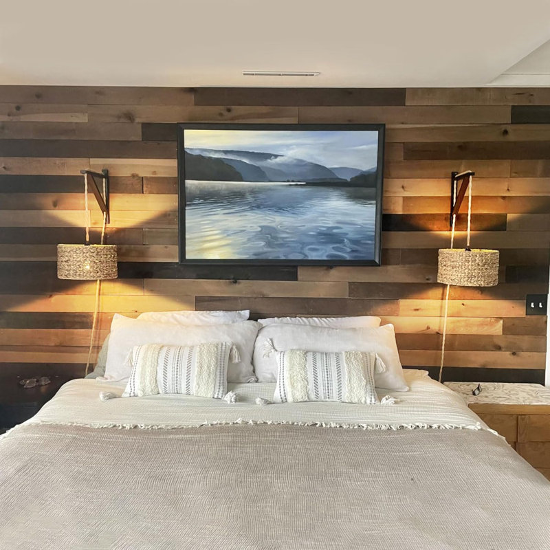 Luminaire suspendu en rotin avec lumières suspendues Boho avec cordon et interrupteur à intensité variable