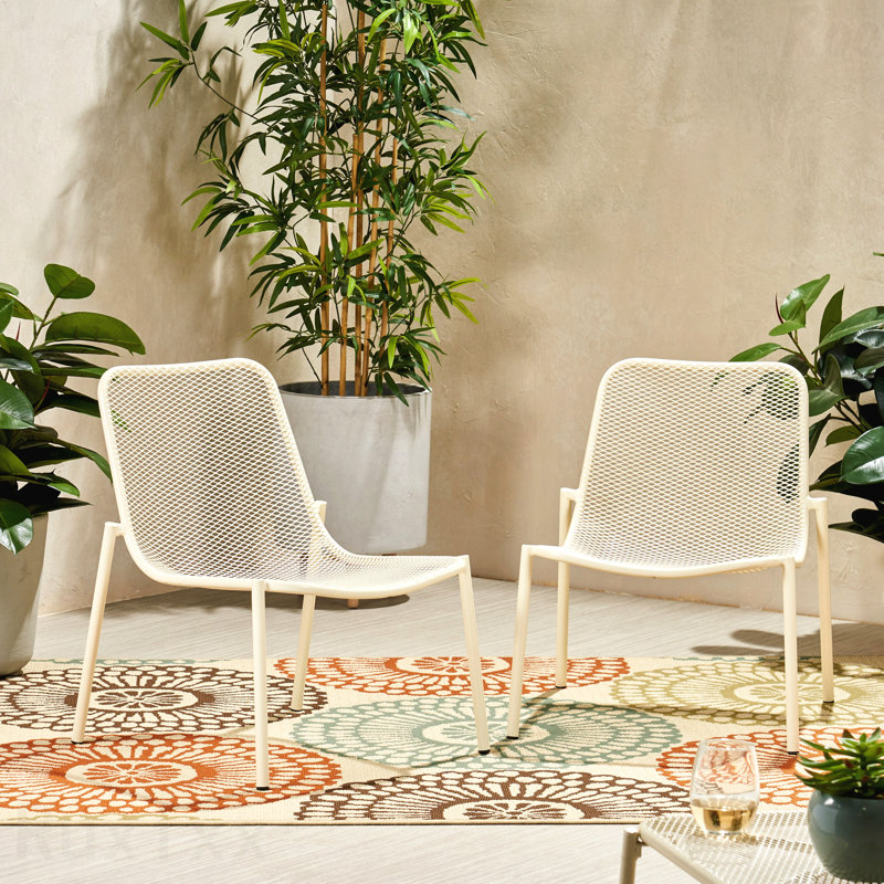 Patio Chair, Matte White