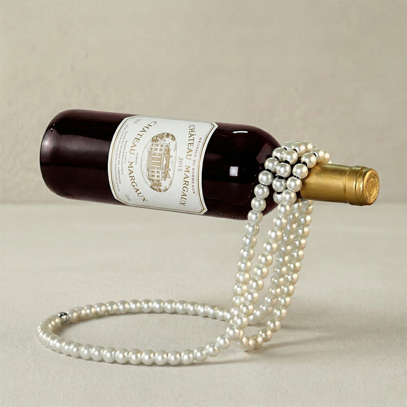 Support décoratif pour bouteilles de vin, porte-bouteilles flottant pour table