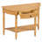 Half Moon Console Table With Drawer & Shelf - Rustic Accent Table, Sofa Table For Entryway, Living Room, Hallway And Foyer-1142424990-1142424984