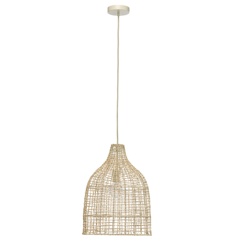 Bainsby 1 - Light Cream Bell Pendant