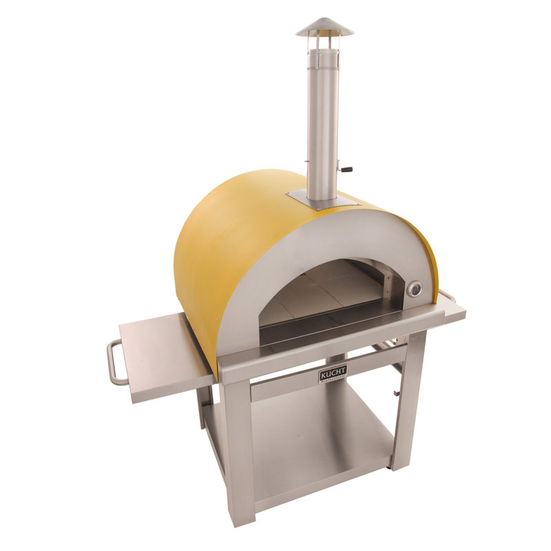 Outdoor Wood-Fired Pizza Oven, Yellow