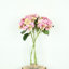 Arrangement floral d'hortensia artificiel de 20 po dans un vase avec de l'eau artificielle et de la pierre, long bouquet de feuilles de verdure de style campagnard pour la fête de mariage