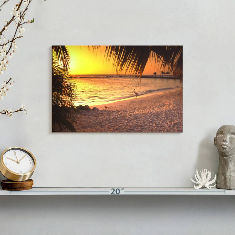 Gillard Aruba Sunset Flamingo, H 8 po x l 12 po