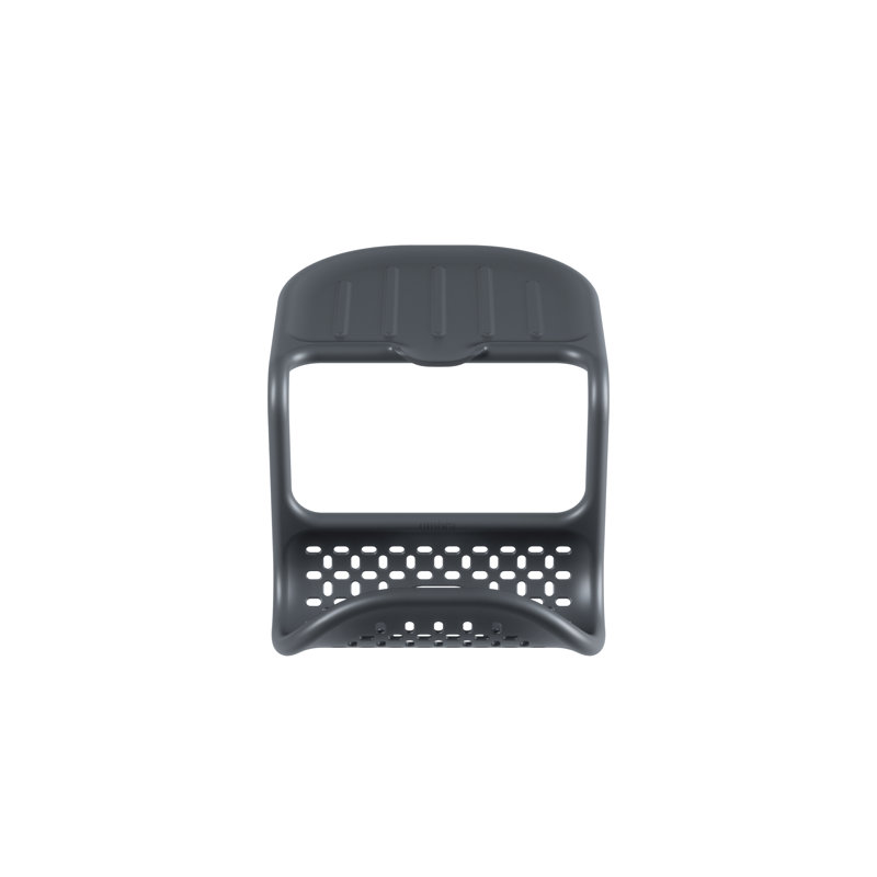 Charcoal Flexible Metal Sink Caddy with Perforated Base