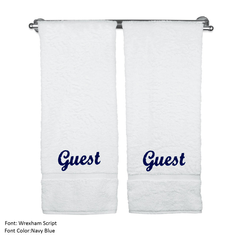 Ensemble de serviettes en coton turc 2 pièces Finkelstein, Serviette de bain