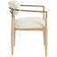 Chaise de salle à manger rembourrée en tissu Riccio Performance-790394329-790394333