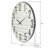 Adelina Round Wood Modern Wall Clock
