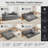 Boneless Foldable Compression Floor Sofa Bed – No Assembly-91163148-91163166
