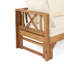 Lit de jour convertible pour l'extérieur - Bois et literie hydrofuge Long Beach Water - Coussin
