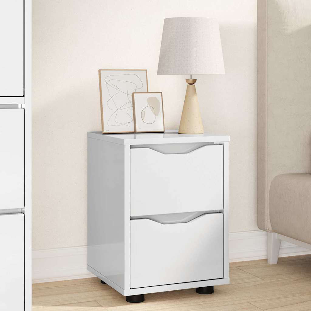 30.5cm W Manufactured Wood Bedside Table
