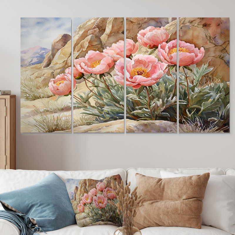 Kelleher - Art mural - Ensemble de décoration Wal, 4, H 28 po x l 48 po