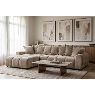Fabric Corner Sectional