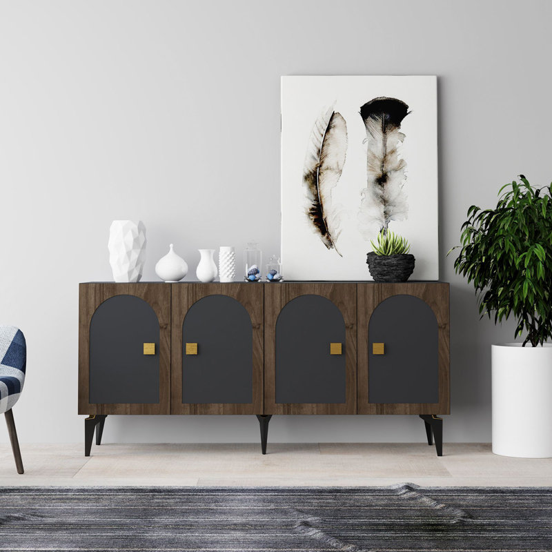 Olivia 150cm Console Table, Grey