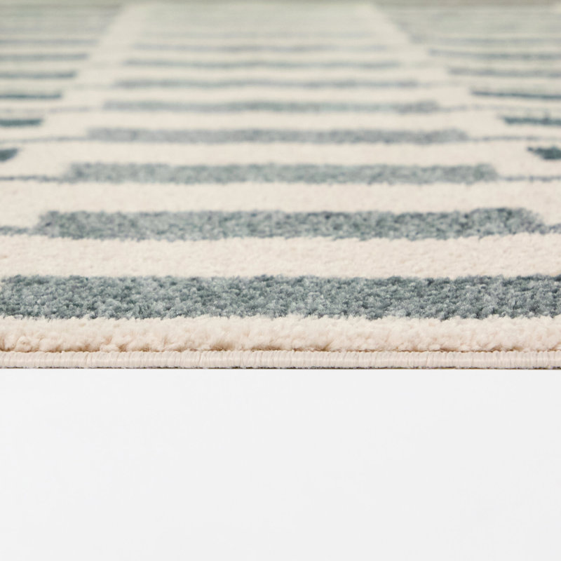Tapis bleu / ardoise LaMonte, Bleu / ardoise, 7 pi 10 po x 10 pi