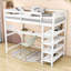 Lit mezzanine avec bureau intégré Heri par Harriet Bee-525145003-525144982