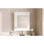 Armoire de rangement de salle de bain murale avec miroir, armoire à pharmacie avec tablette réglable en hauteur, armoire de rangement au-dessus de la toilette-69842664
