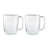 HENCKELS Cafe Roma Double-Wall Glassware 15oz. Glass Latte Mug