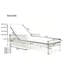 Chaise longue d'extérieur en rotin pe toutes saisons pour l'extérieur-476745673-476745674